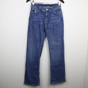 Weekend Maxmara Stretch Medium Wash Low Rise Boot Cut Denim Jeans